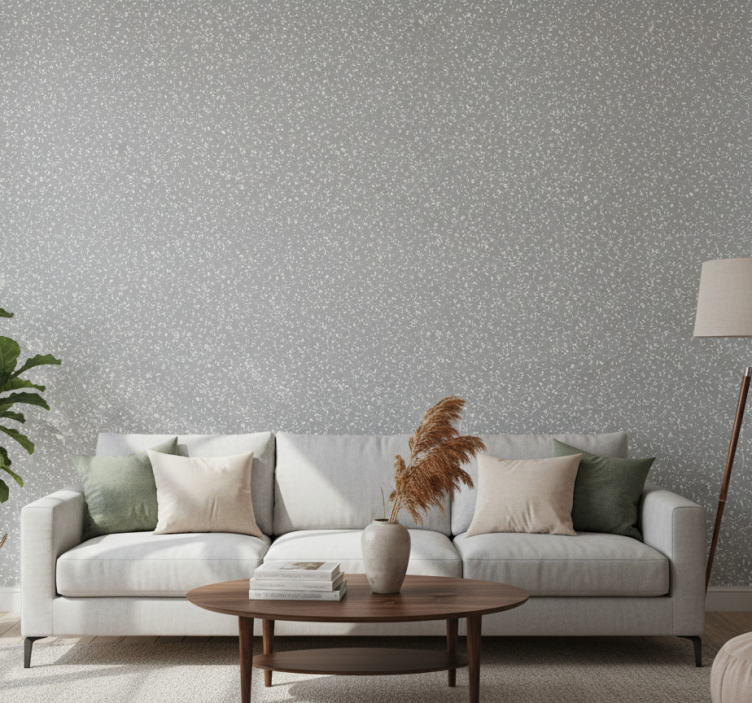 Tapete baum mit pflanzenzeichnung naturmuster - TenStickers