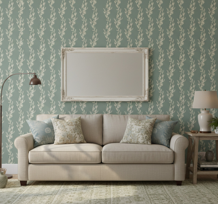 Tapete baum provenzalischer stil kleine blätter - TenStickers