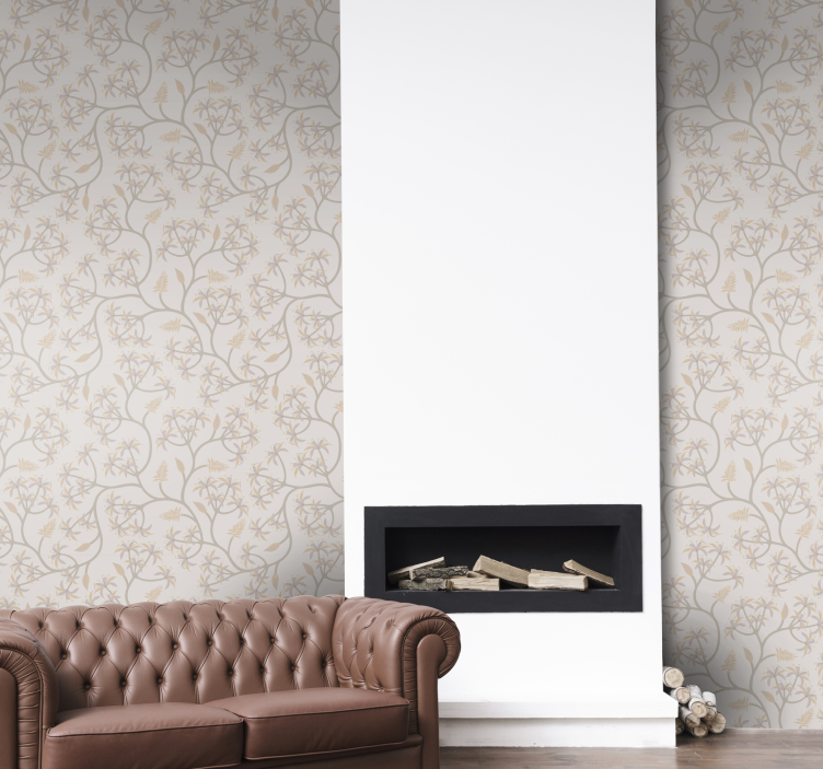 Tapete florale Ornamente elegante blumenmotive - TenStickers