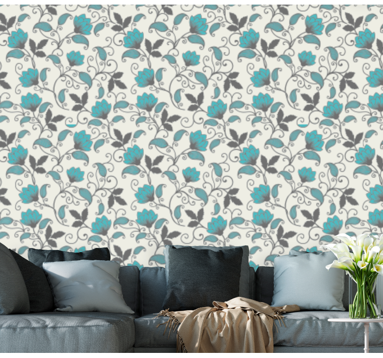 Tapete florale ornamente für kreative inspiration - TenStickers