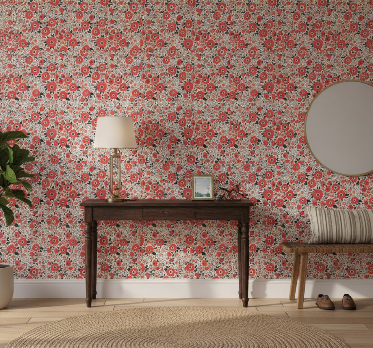 Tapete flur mit charmantem welpenmuster - TenStickers