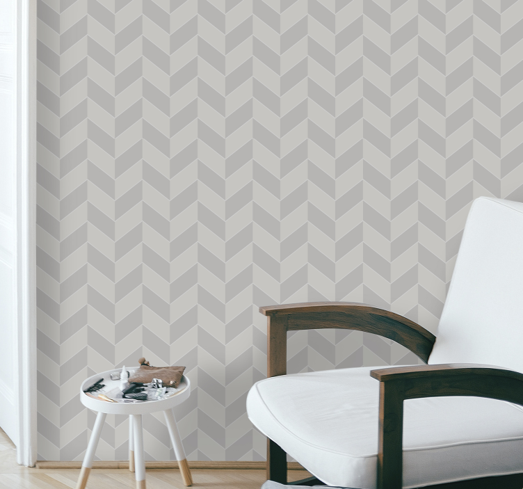 Tapete geometrisch chevron-eleganz - TenStickers
