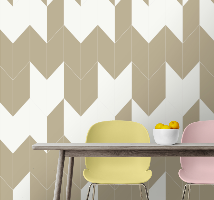 Tapete geometrisch chevron-form-design - TenStickers