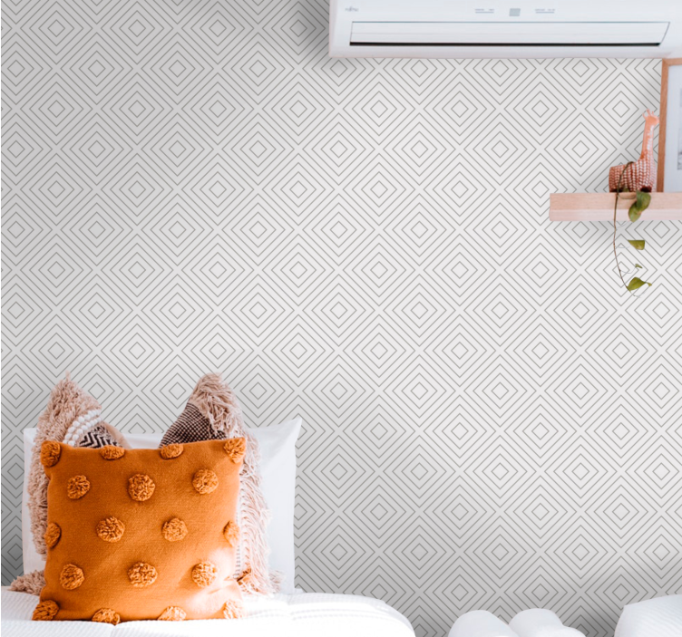 Tapete geometrisch geometrische rautenform - TenStickers