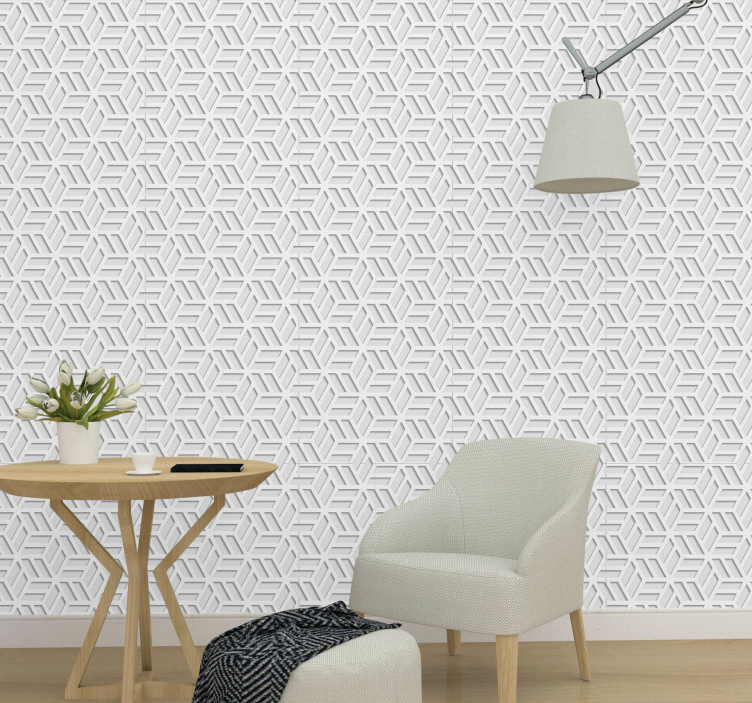 Tapete geometrisch geometrisches gitter - TenStickers