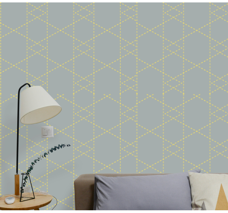 Tapete geometrisch geometrisches gittermuster - TenStickers