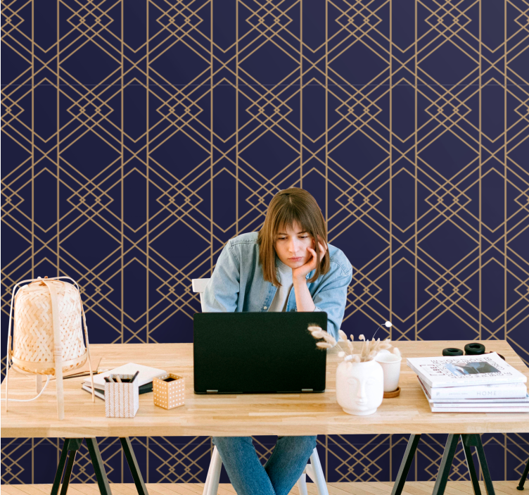 Tapete geometrisch modernes design - TenStickers