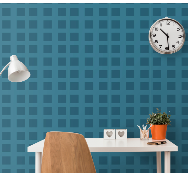 Tapete geometrisch quadrate - TenStickers