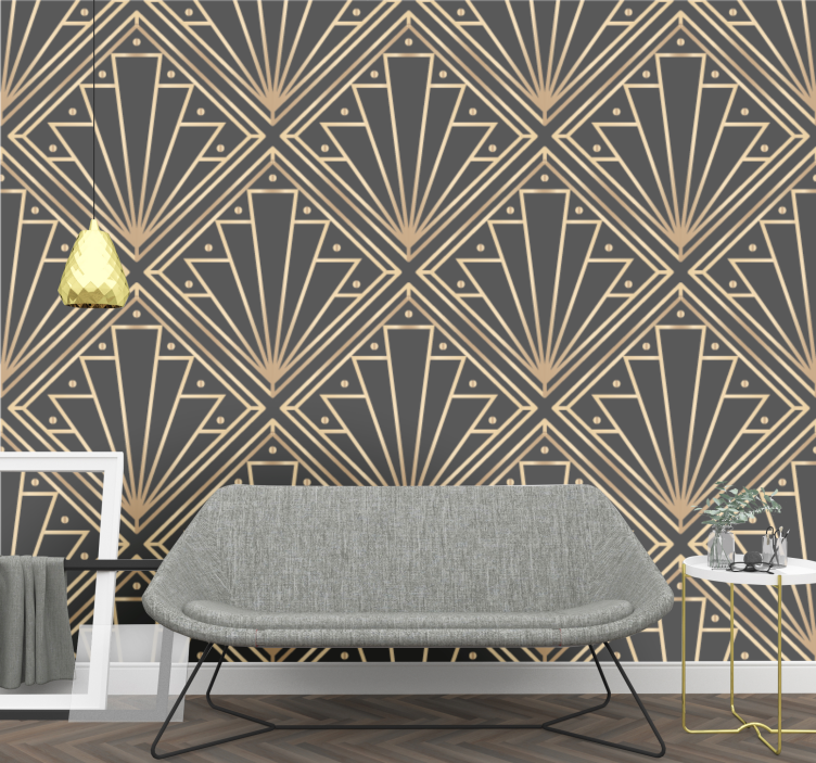 Tapete geometrische Muster art-deco-geometrie - TenStickers