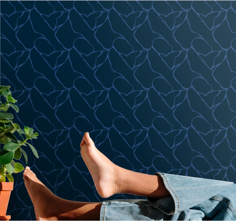 Tapete geometrische Muster geometrisches liniendesign - TenStickers