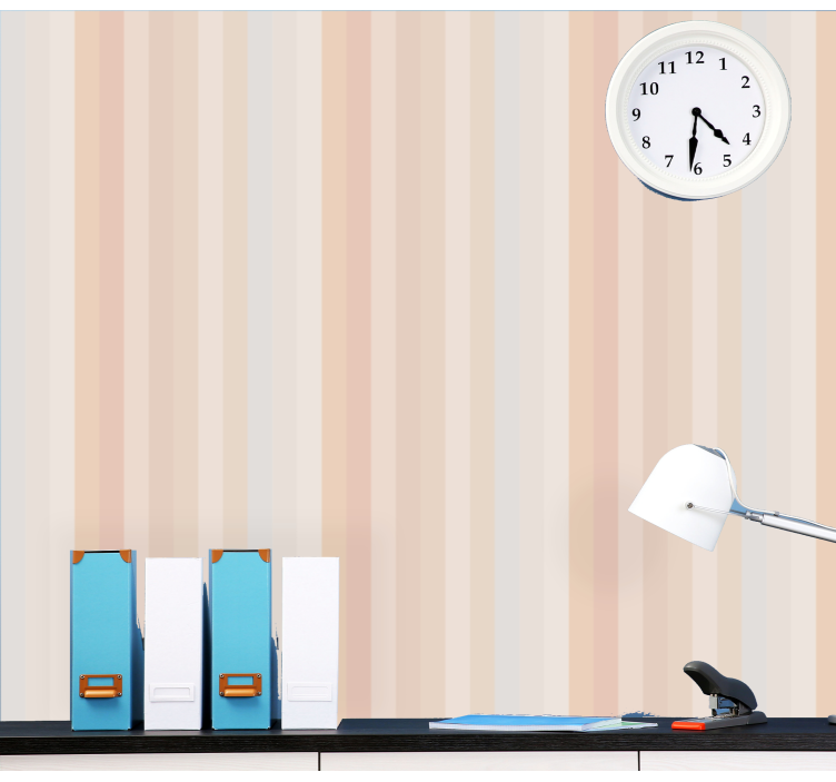 Tapete gestreift vertikales streifendesign - TenStickers