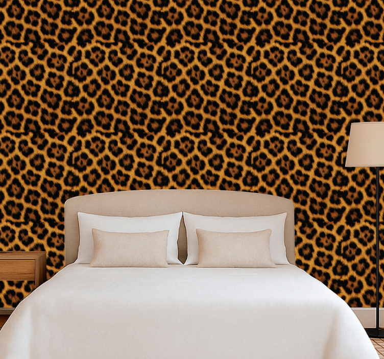 Tapete hochzeit mit leoparden plüschmotiv - TenStickers