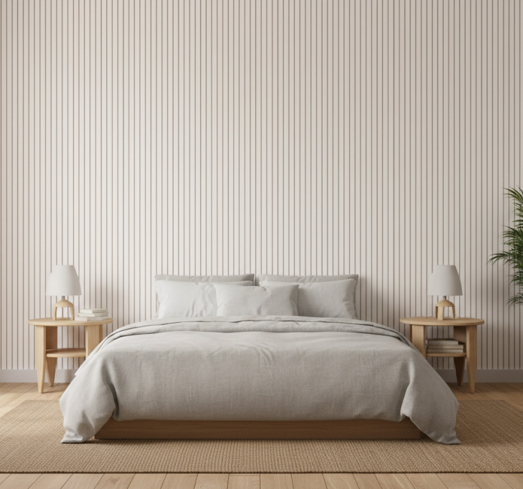 Tapete hochzeit moderne linien im japandi-stil - TenStickers