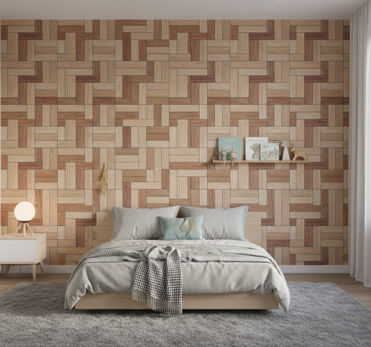 Tapete holzoptik für ein natürliches wohngefühl - TenStickers