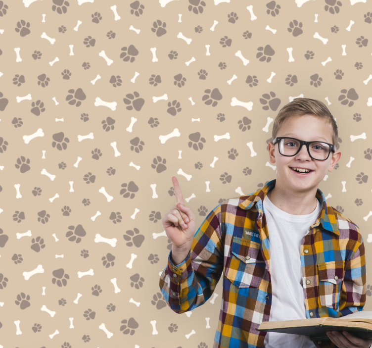 Tapete Hunde hundesilhouetten - TenStickers