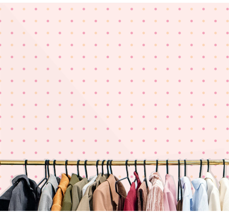 Tapete Kreise zartes punktmuster - TenStickers