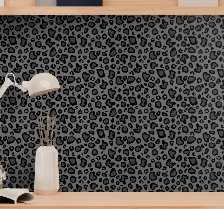 Tapete Leopard katzen-druckmuster - TenStickers
