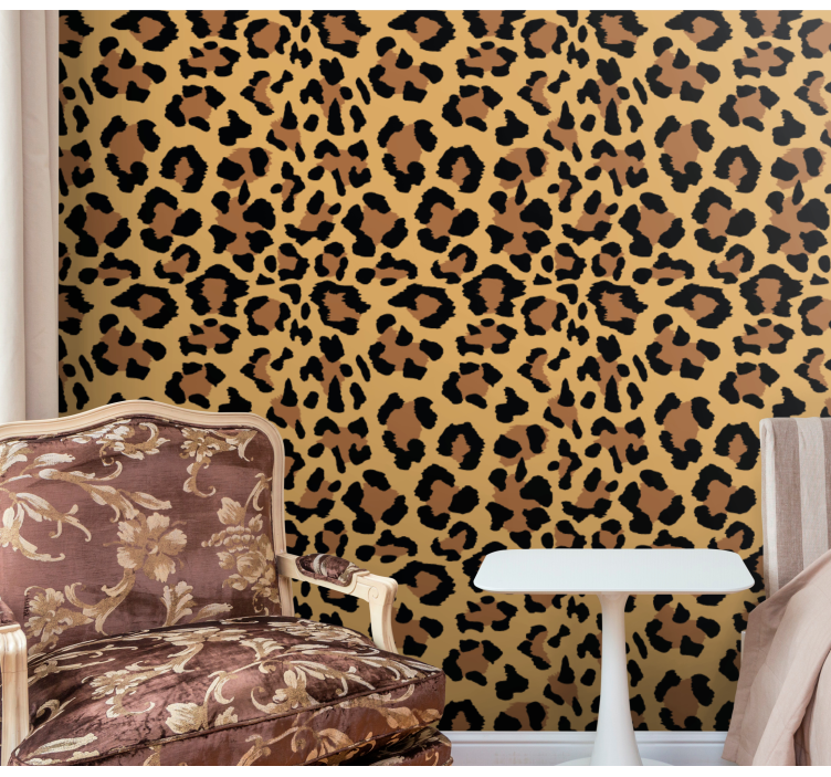Tapete Leopard leopardenfleckenmuster - TenStickers