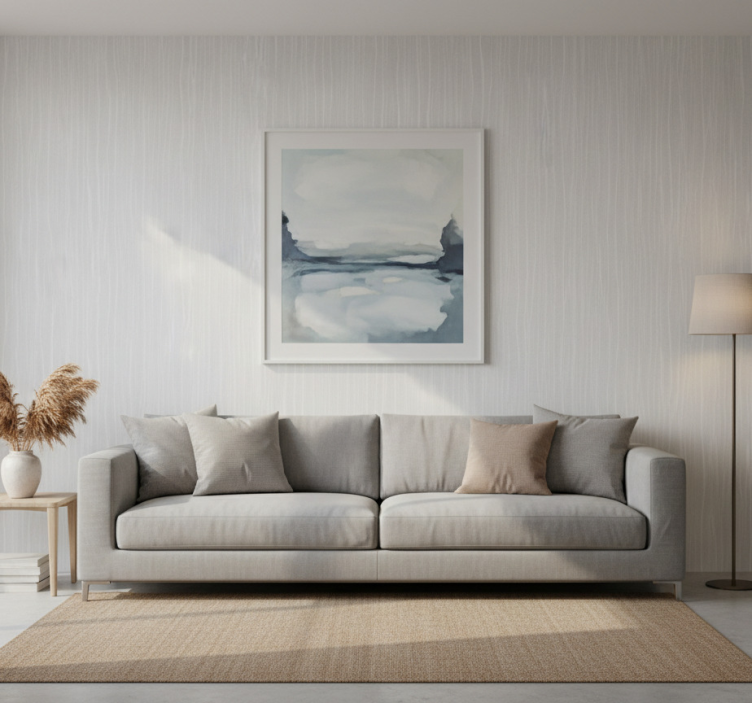 Tapete modern holz hellgrau - TenStickers