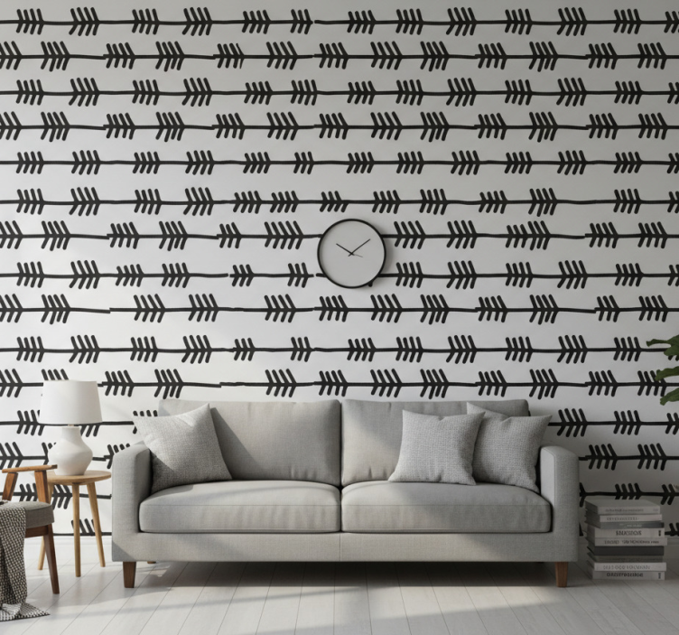 Tapete modern mit pfeilmuster design - TenStickers