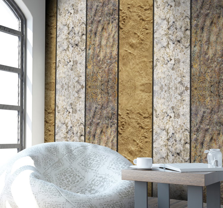 Muster Tapete strukturierte oberflächenplatten - TenStickers