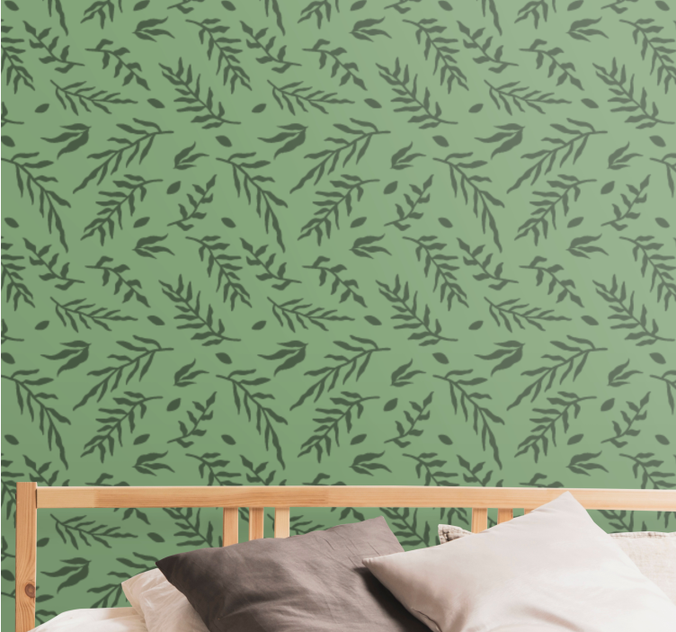 Tapete Natur blattrankenmuster - TenStickers