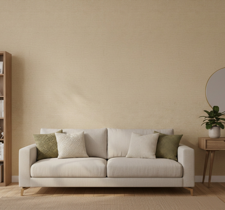 Tapete rustikal in beigetönen - TenStickers