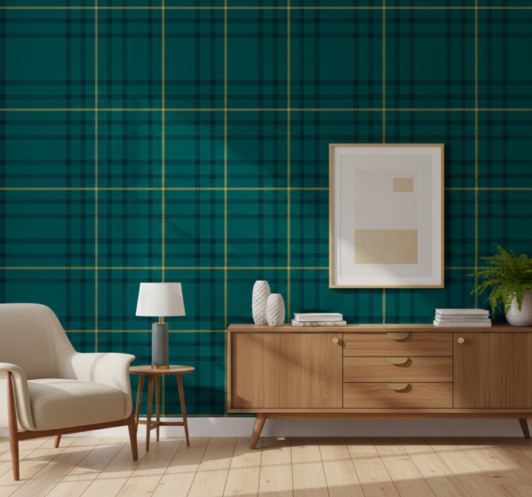Tapete schlafzimmer "burberry" manta - TenStickers
