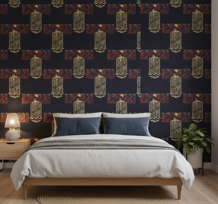 Tapete schlafzimmer im afrikanischen stil wasserfall - TenStickers