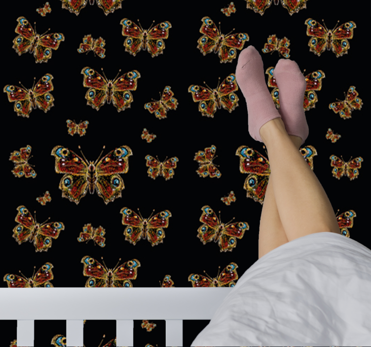 Tapete Schmetterling schmetterlingssammlung - TenStickers