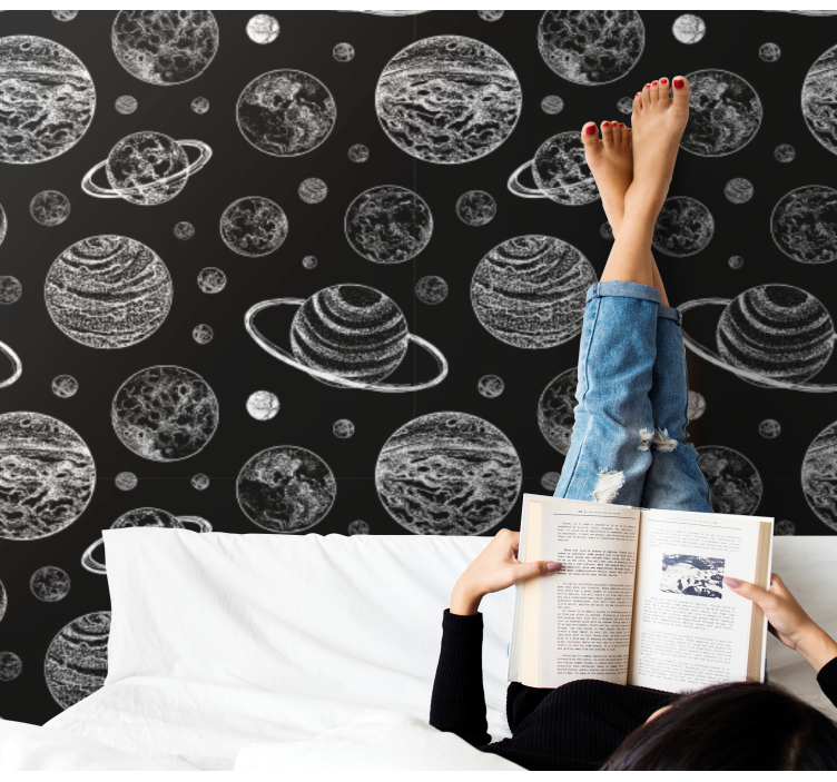 Tapete Sternenhimmel erforschung von himmelskörpern - TenStickers