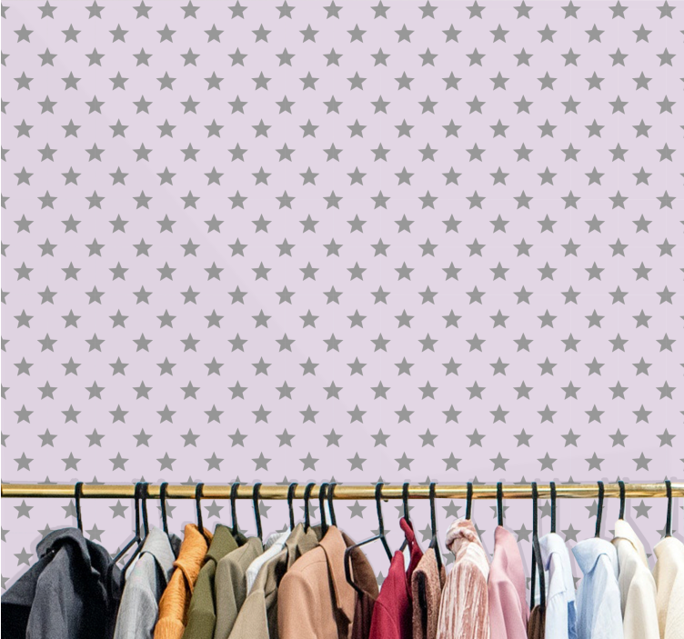Tapete Sternenhimmel sternenmuster - TenStickers