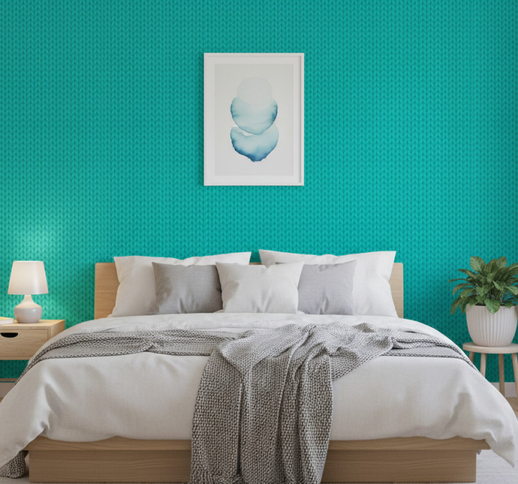 Tapete textur blaue seile - TenStickers