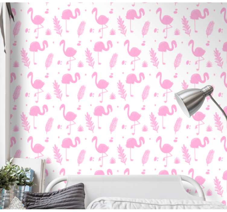 Tapete Tiere flamingo-motive - TenStickers