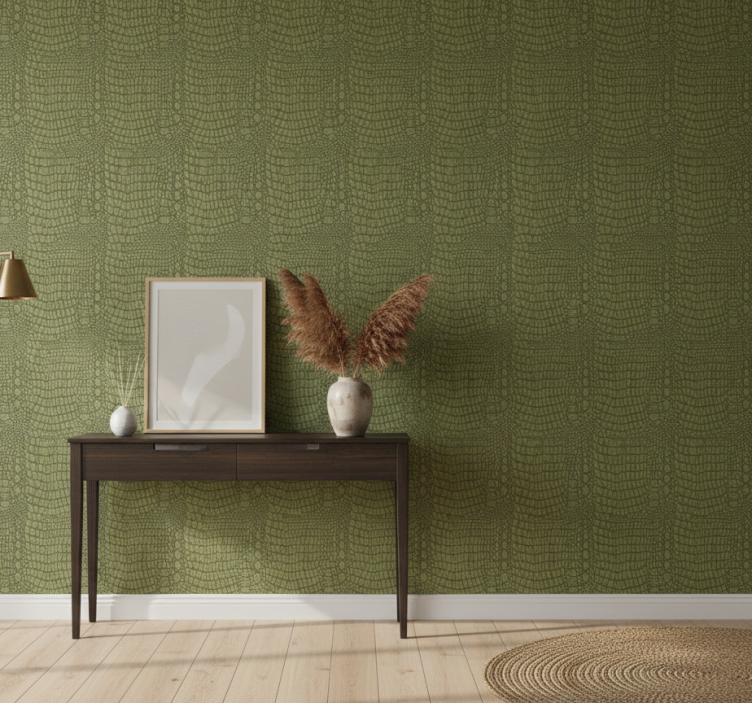 Tapete tiere im krokodilleder-muster - TenStickers