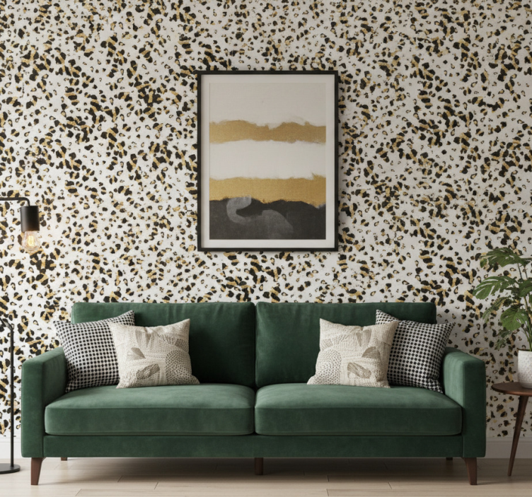Tapete tiere im leopardenfell design - TenStickers