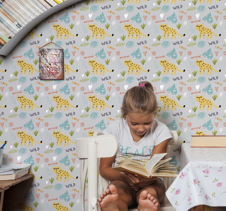 Tapete Tiere safari-motiv-ensemble - TenStickers