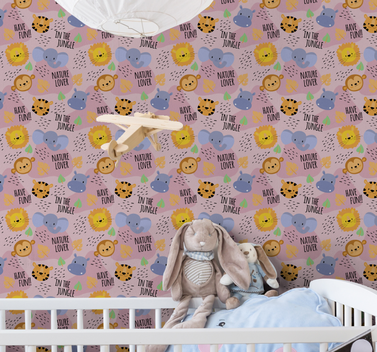 Tapete Baby dschungel-naturliebhaber - TenStickers