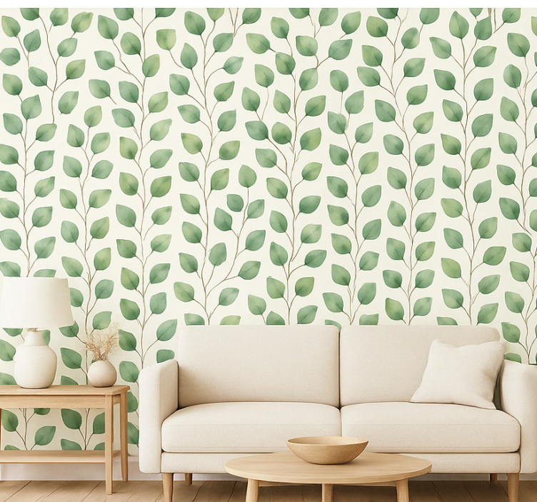 Tapete wohnzimmer regenwaldblatt - TenStickers