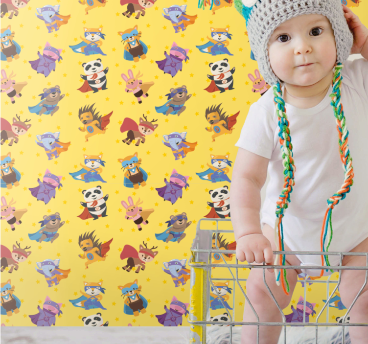 Tiere Tapete superhelden-charaktere - TenStickers