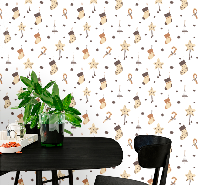 Weihnachtstapete festliche feiertagsbilder - TenStickers