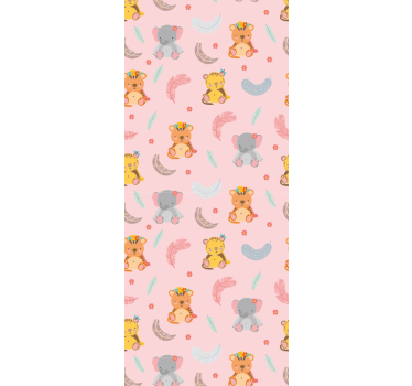 Tapete baby dschungeltiere - TenStickers