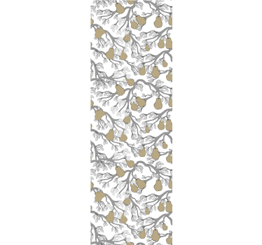 Tapete Baum zweig mit birnen - TenStickers