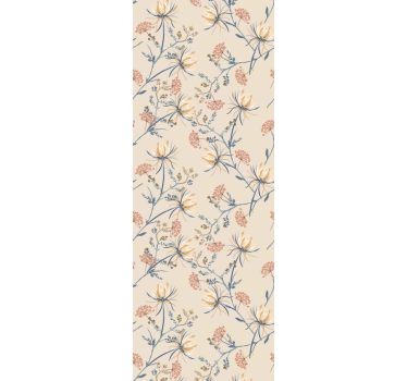 Blumen Schlafzimmer Tapete - TenStickers