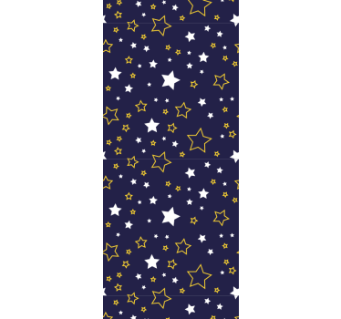 Tapete Sternenhimmel marineblaue sternennacht - TenStickers