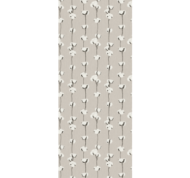 Blumentapete baumwollblütenpfad - TenStickers