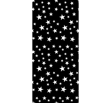 Tapete sternenhimmel in schwarz-weiß-eleganz - TenStickers