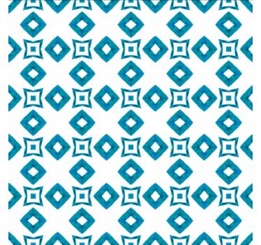 Tapete esszimmer geometrisches blaues diamantdesign - TenStickers