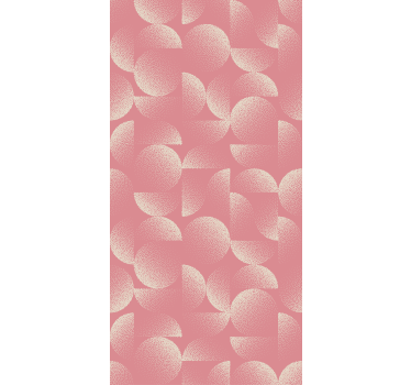 Tapete esszimmer pastellhalbkreise - TenStickers