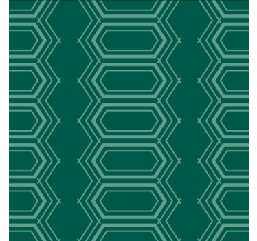 Tapete esszimmer geometrisches grünes kreisdesign - TenStickers